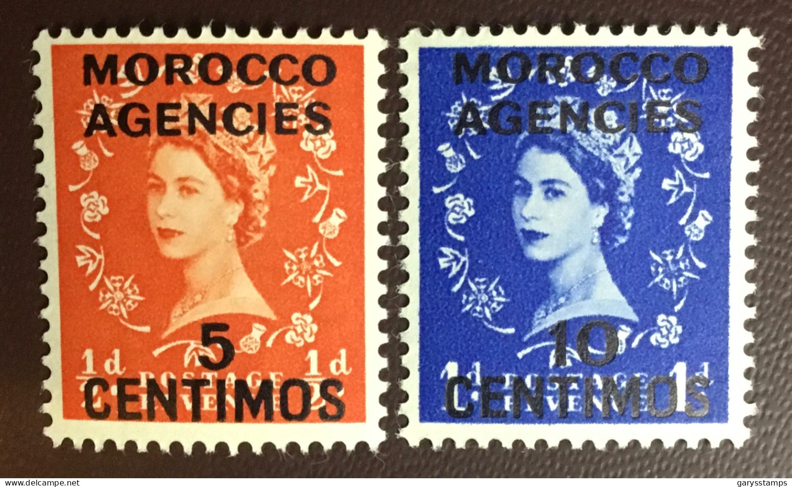 Morocco Agencies Spanish 1954-55 Definitives Set MNH - Oficinas En  Marruecos / Tanger : (...-1958