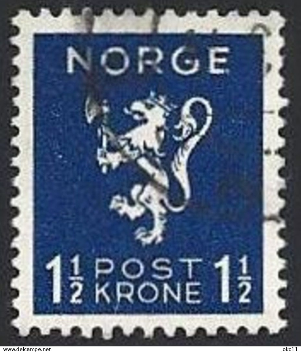 Norwegen, 1940, Mi.-Nr. 208, Gestempelt - Gebruikt