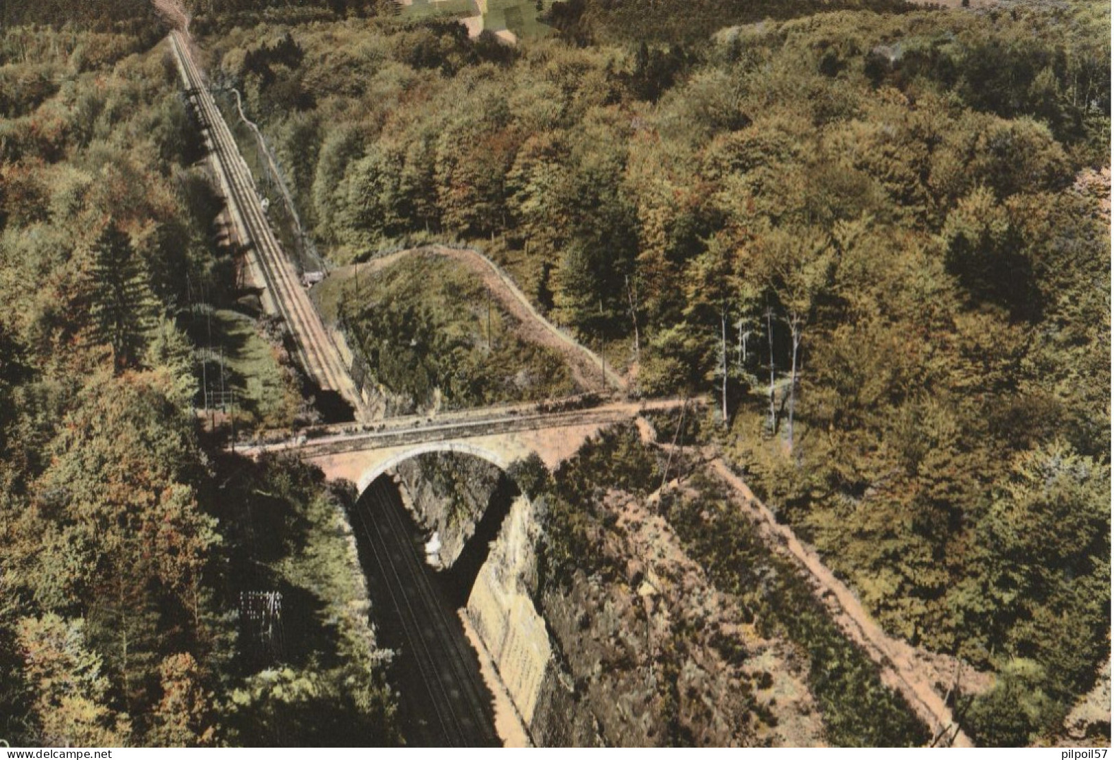 88 - XERTIGNY - Vue Aérienne - Le Pont Napoléon  (CPSM 10,5X15) - Xertigny