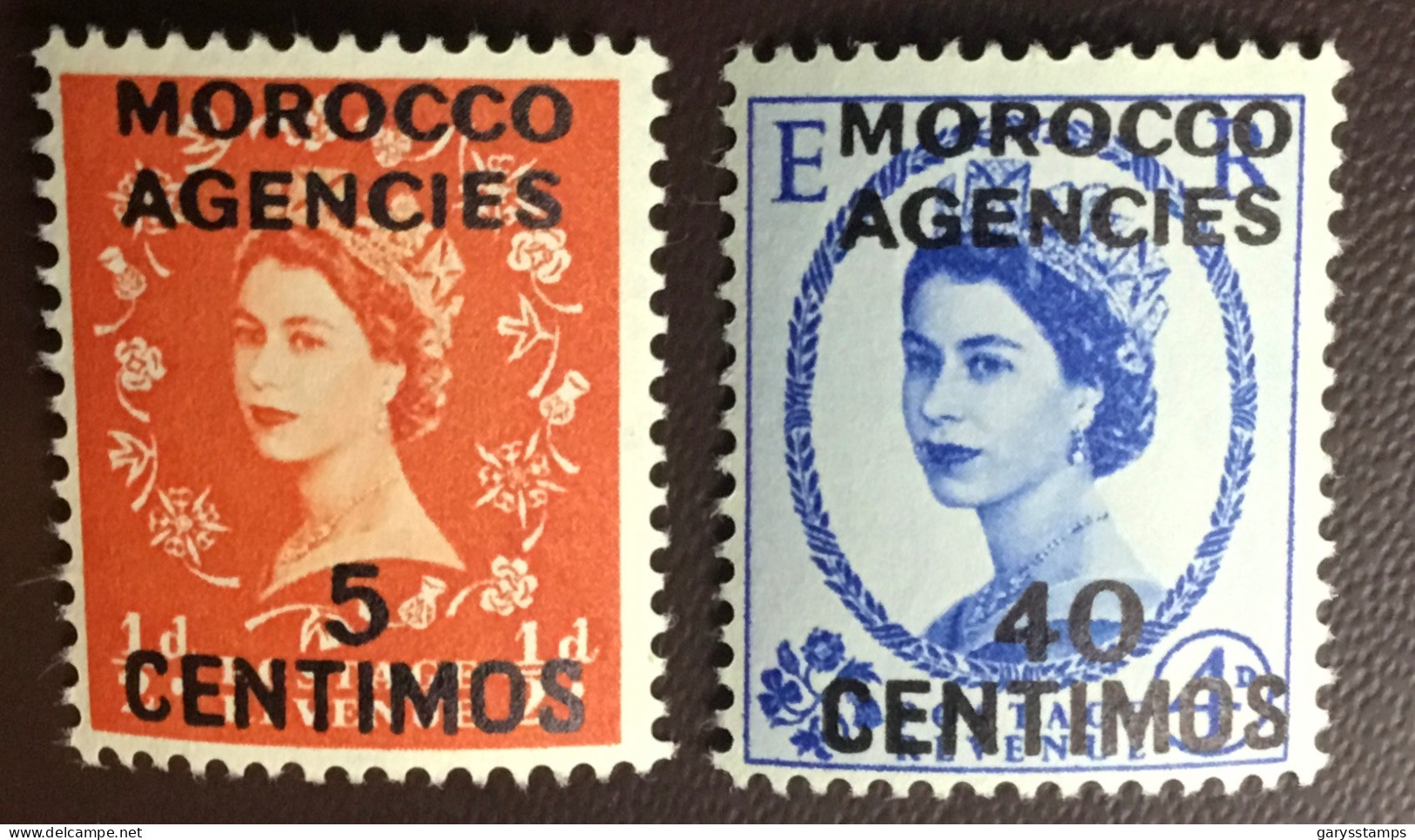 Morocco Agencies Spanish 1956 Definitives Set MNH - Oficinas En  Marruecos / Tanger : (...-1958