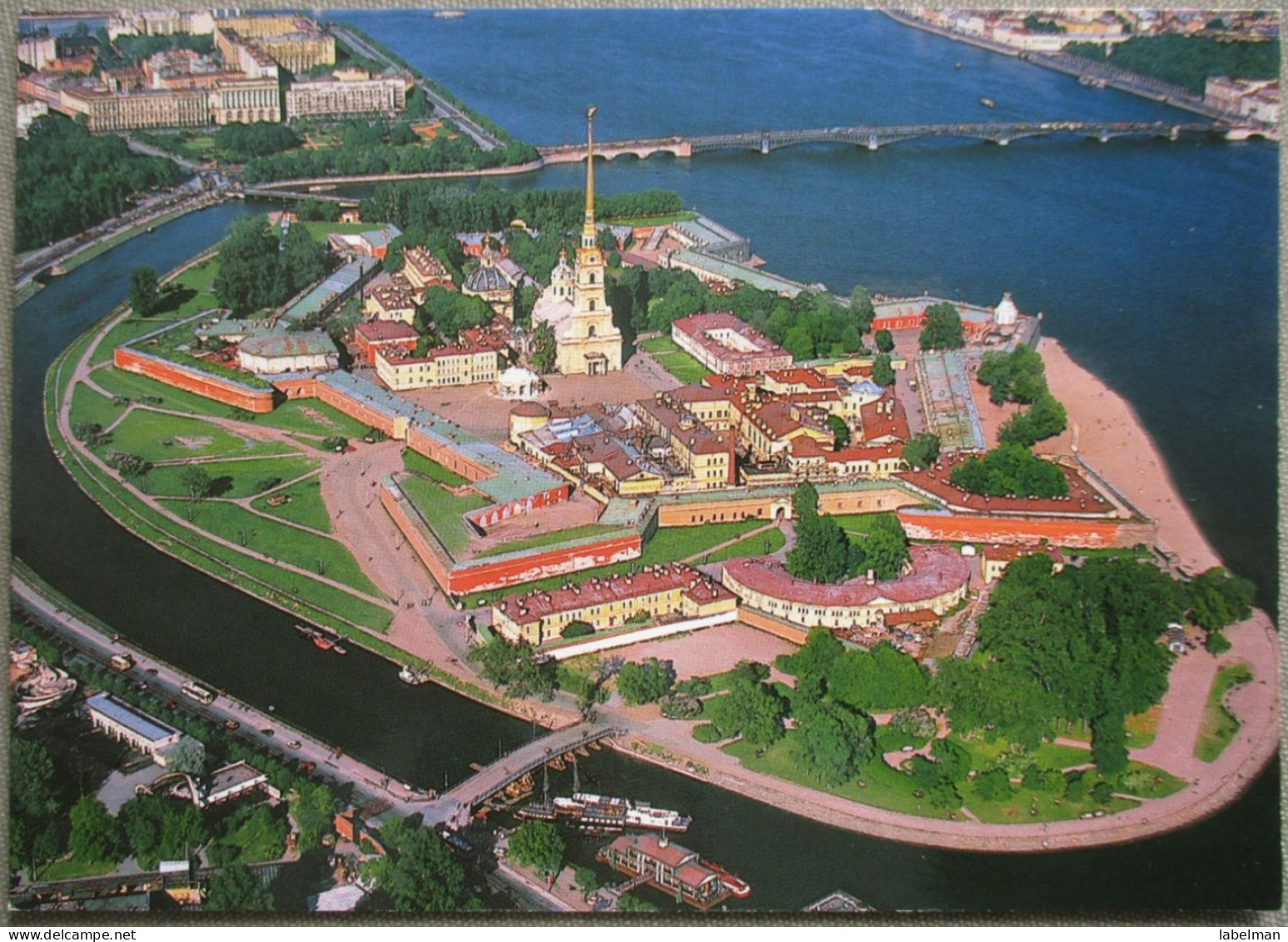 RUSSIA CCCP USSR SAINT PETERSBURG PETER AND PAUL FORTRESS CARD POSTCARD CARTE POSTALE POSTKARTE CARTOLINA ANSICHTSKARTE - Russie