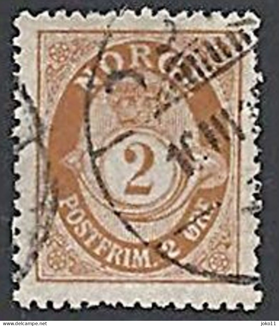 Norwegen, 1909, Mi.-Nr. 76, Gestempelt - Used Stamps