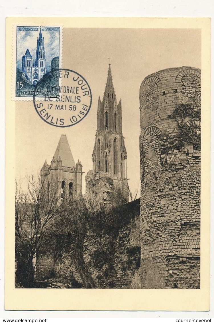 FRANCE - Carte Maximum - 15F Cathédrale De Senlis - 17 Mai 1959 - Senlis (Maximaphiles Français) - 1950-1959