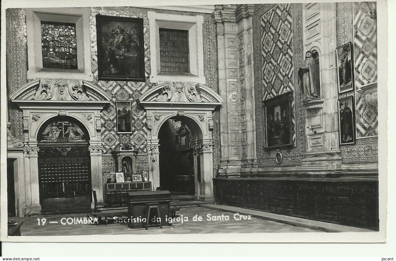 Portugal - Coimbra - Sacristia Da Igreja De Santa Cruz  - Coimbra