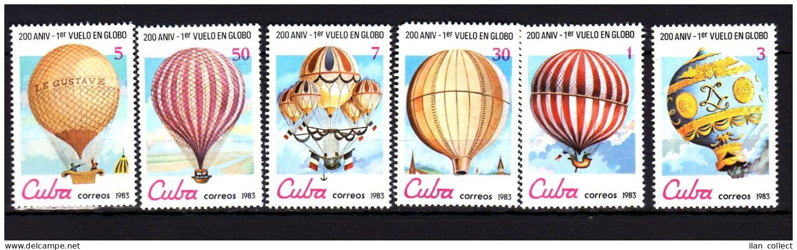 1983 Baloons / Aviation - MNH** RR2 - Mongolfiere