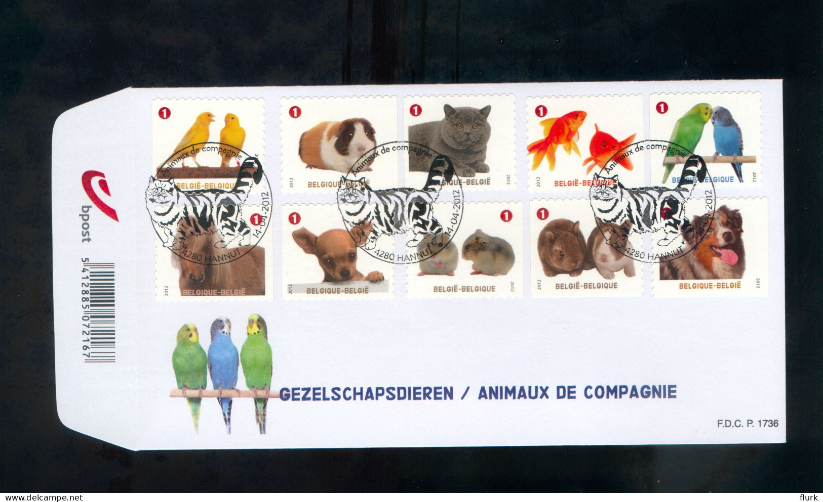 België FDC 4230-4239 Perfect - 2011-2014