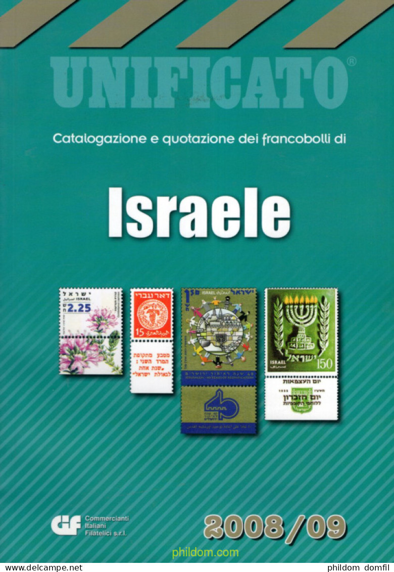 Unificato Catalogazione E Quotazione Dei Francobolli Di Israele 2008/09 - Tematiche
