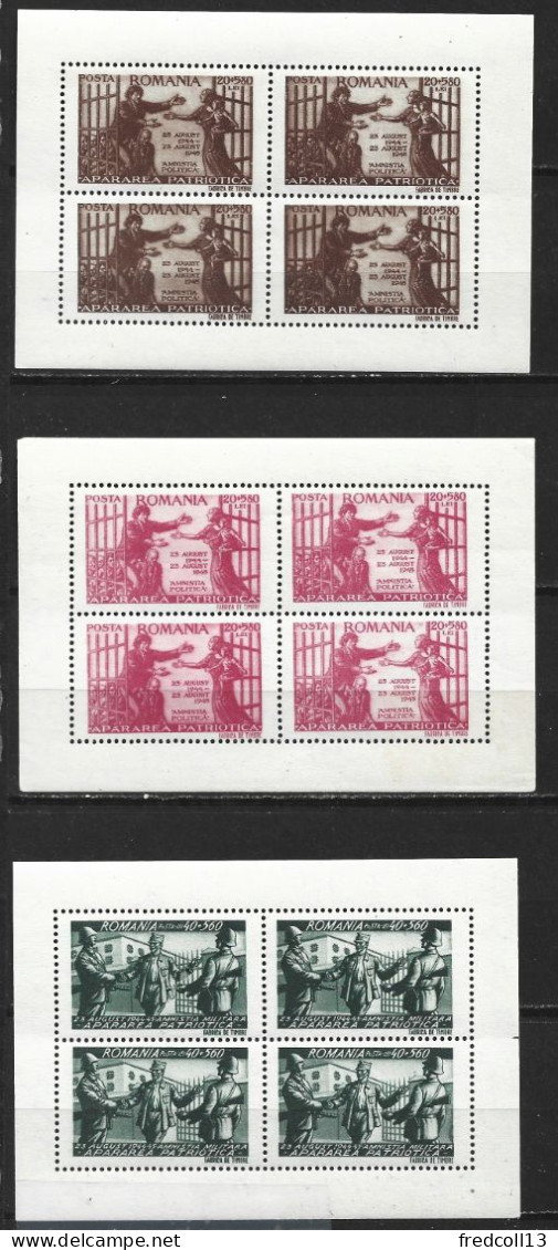 ROUMANIE 854 à 65 En Feuilles ** Côte 600 € - Unused Stamps