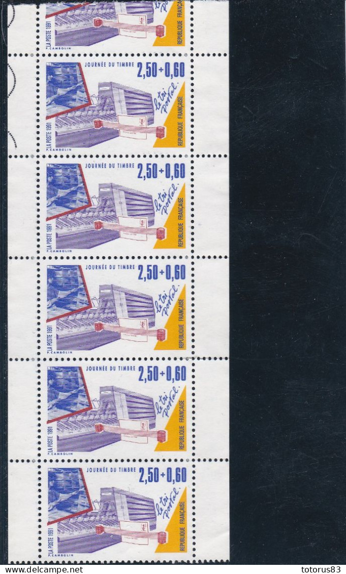 Timbre France N° 2689x5 Servis Mais Non Oblitérés* - Used Stamps