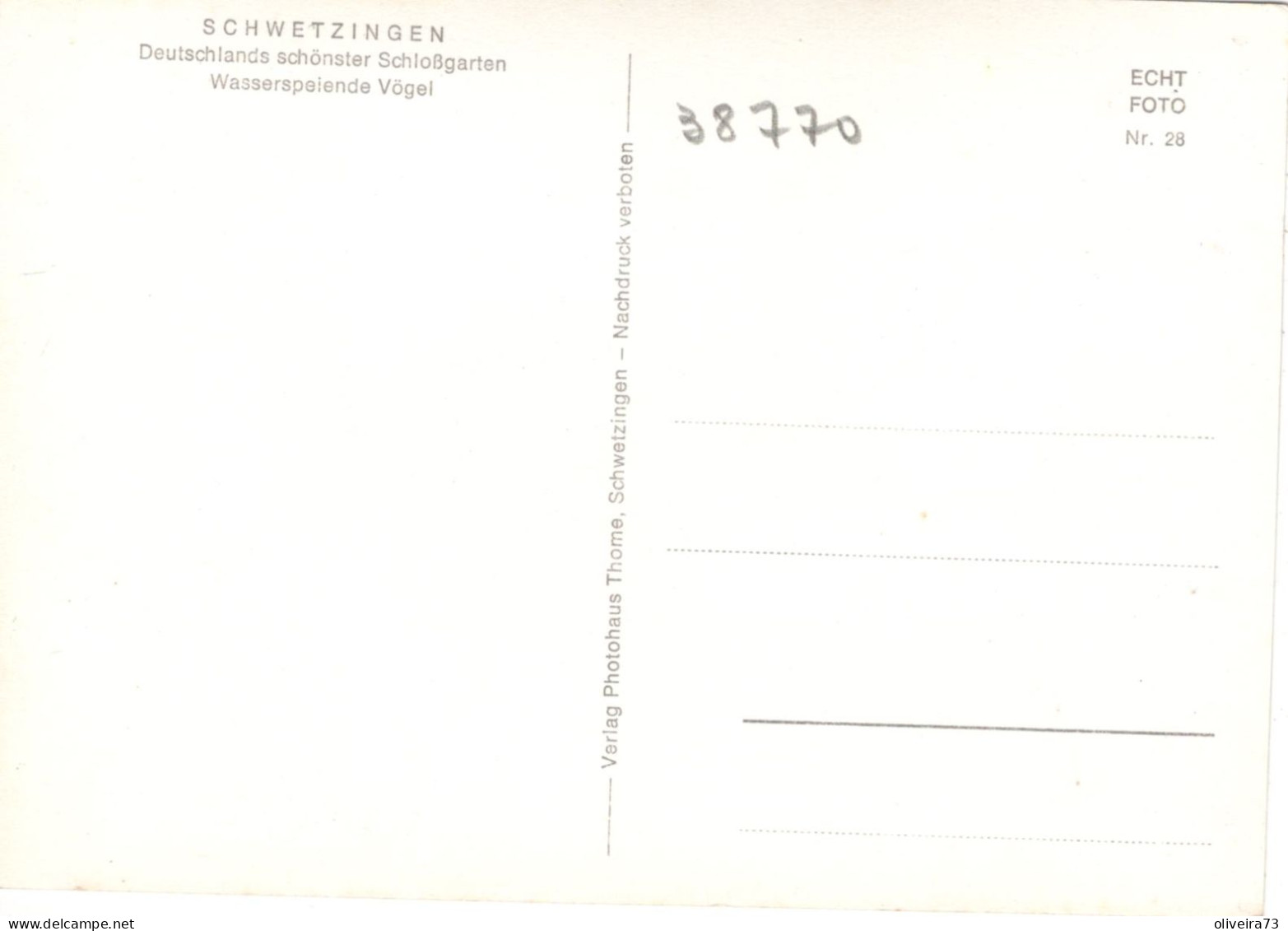 SCHWETZINGEN - Deutschlands Schönster - Schwetzingen