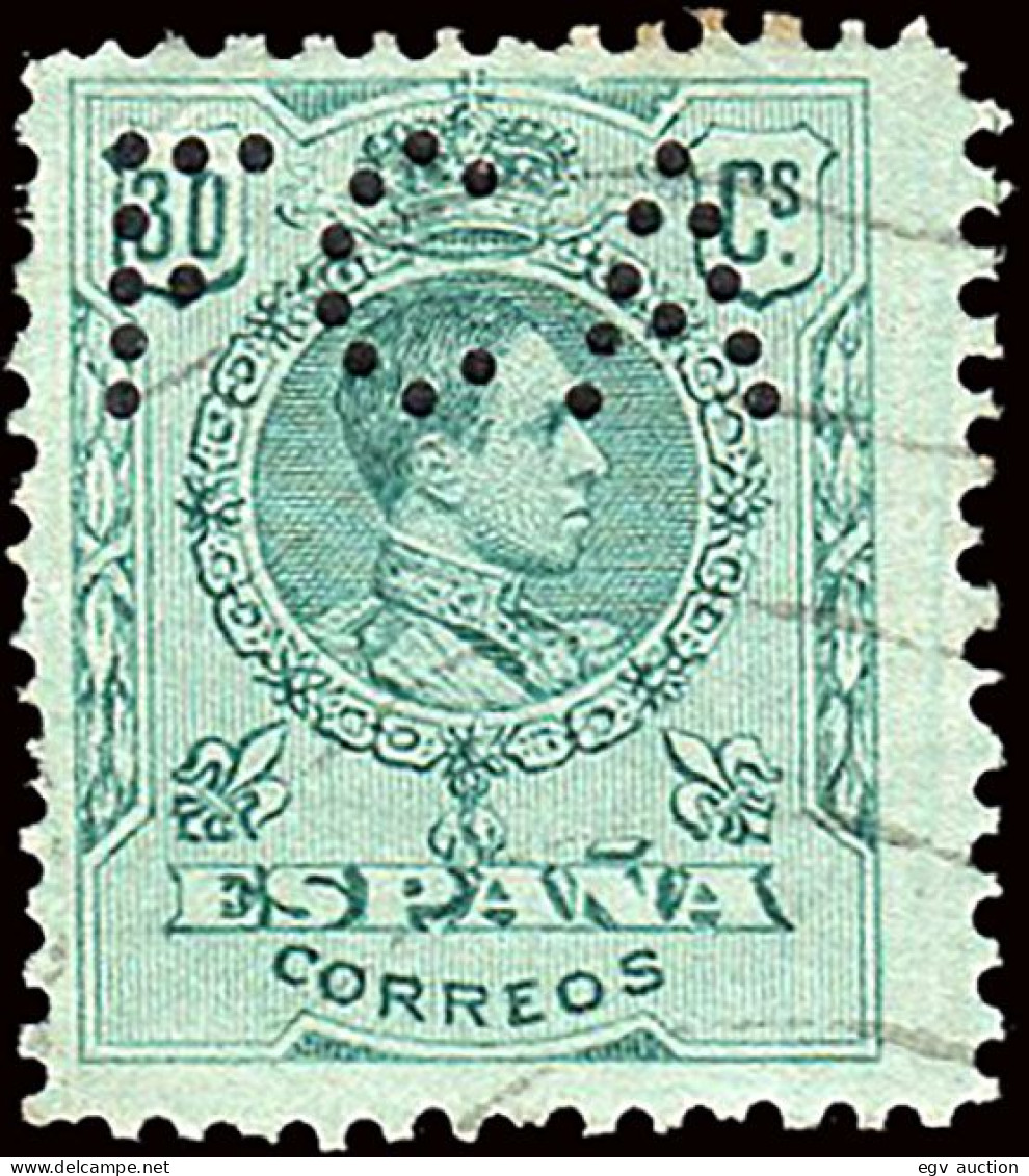 Málaga - Edi O 275 - Perforado "FCA" (FFCC Andaluces) - Used Stamps