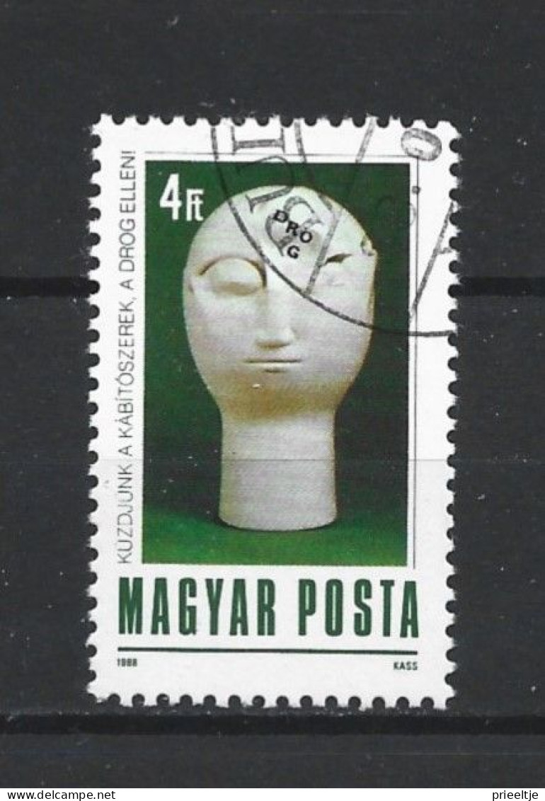 Hungary 1988 Against Drugs Y.T. 3171 (0) - Usati