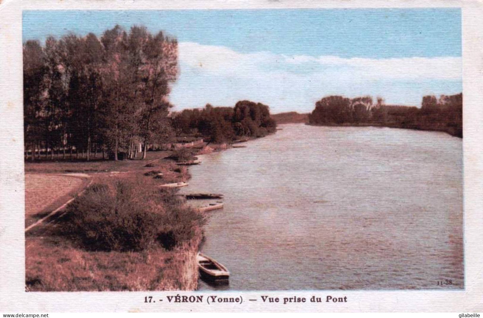 89 - Yonne -  VERON -  Vue Prise Du Pont - Veron