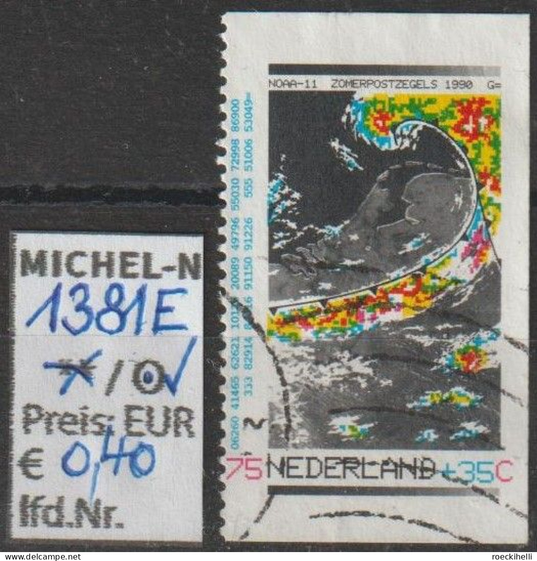 1990 - NIEDERLANDE - SM "Sommermarken - Das Wetter" 75+35 C Mehrf. - O  Gestempelt - S.Scan (1381Eo Nl) - Gebraucht