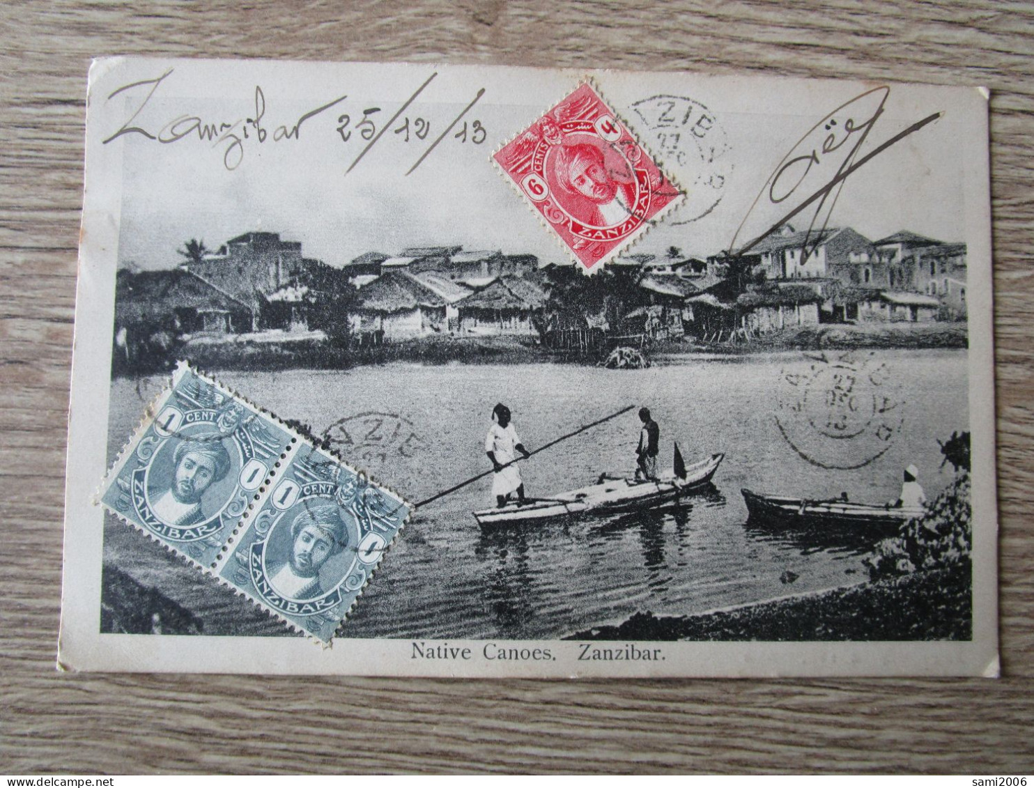 TANZANIE ZANZIBAR NATIVE CANOES TIMBRES - Tanzania