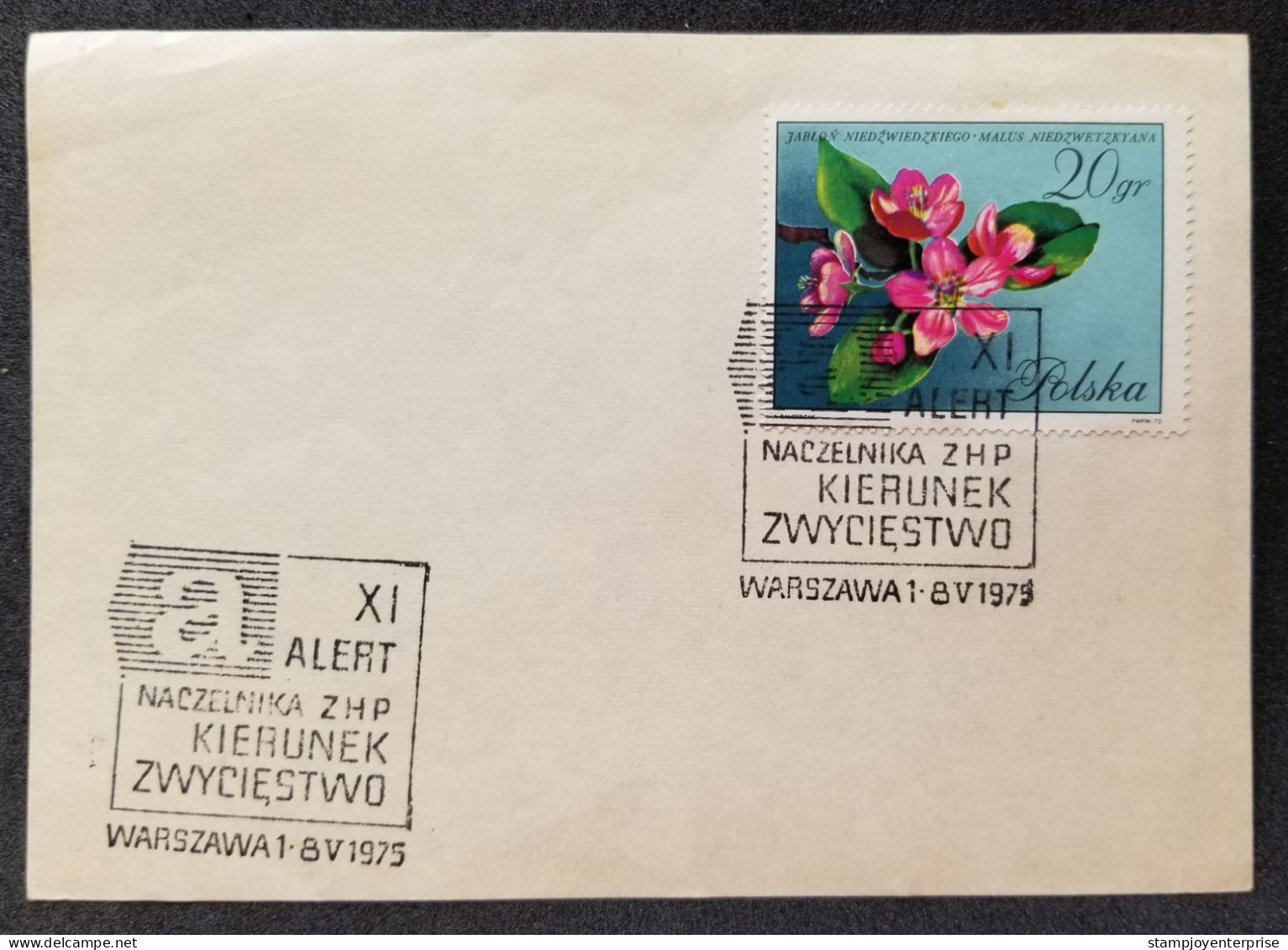 Poland 10th Polish Scouting & Guiding Association ZHP XI Alert 1975 Scout  Scouts (FDC) - Covers & Documents