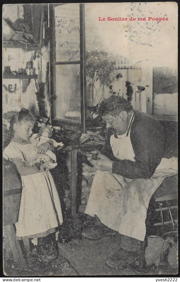 France 1904. Carte De Beaulieu à Bordeaux. 2 Cachets Inconnu à L'appel Des Facteurs - 1900-29 Blanc