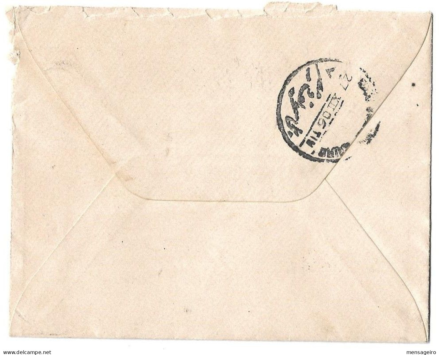 (C04) - COVER WITH 5M. X2 STAMPS FAYOUM => FRANCE 1906 - 1866-1914 Khedivate Of Egypt