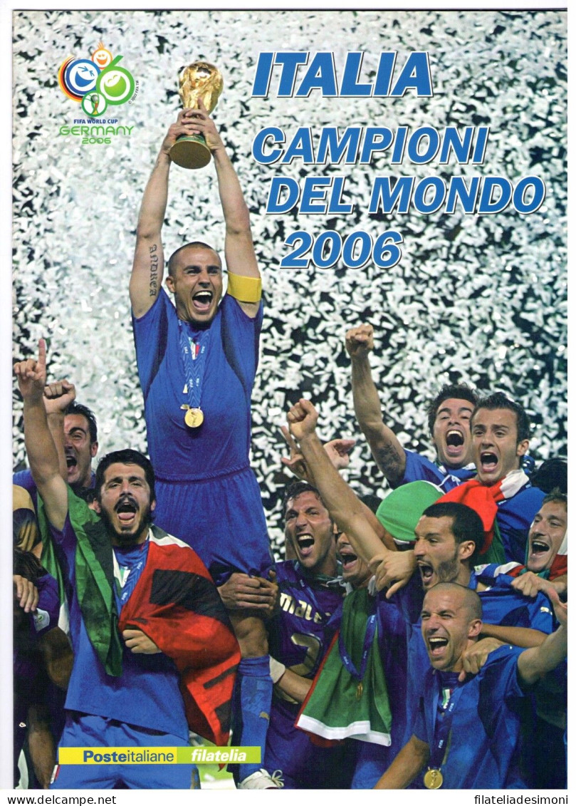 2006 Repubblica Francobolli Folder Italia Campioni Del Mondo Di Calcio MNH** - Presentation Packs