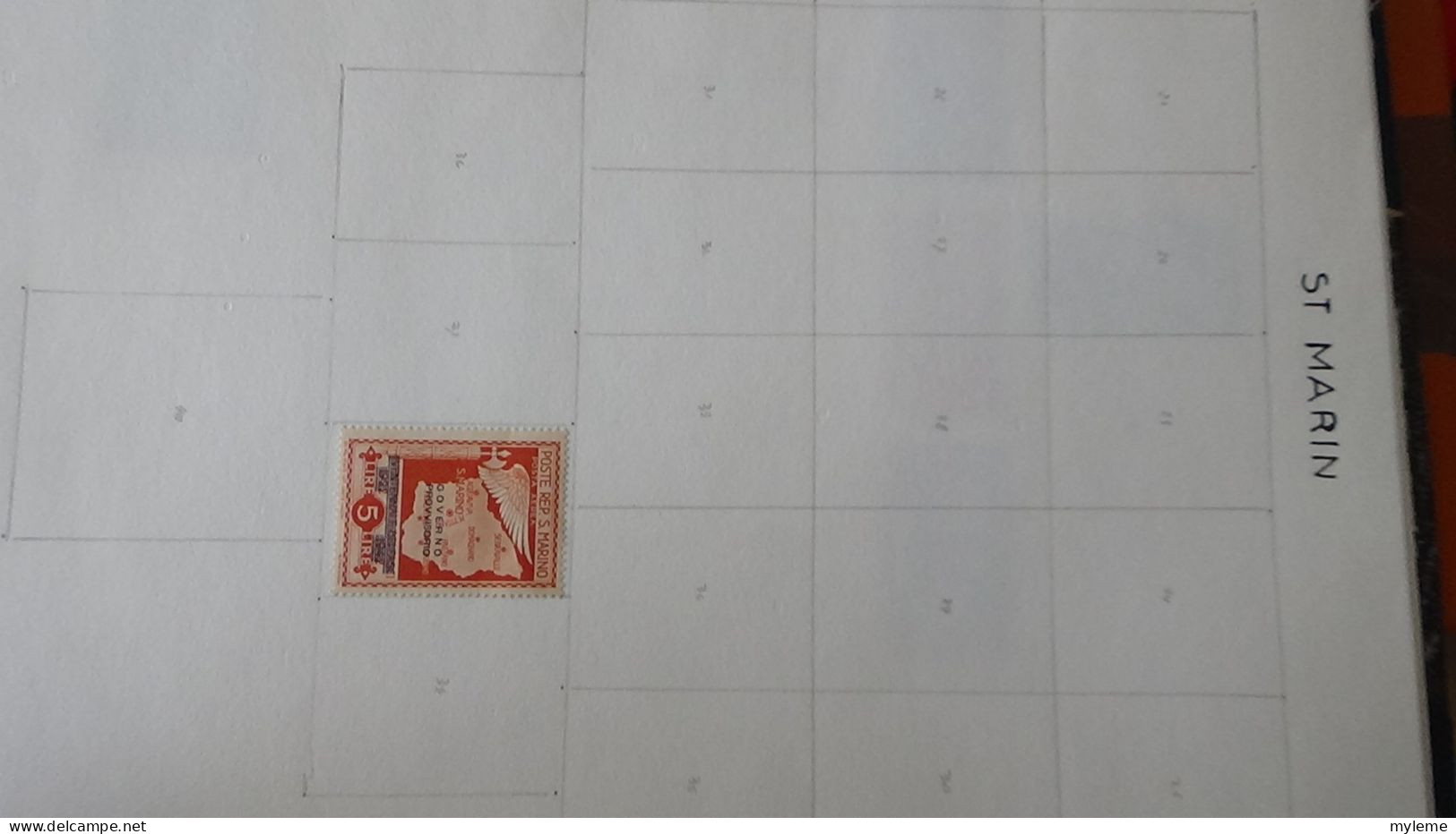 AZ144 Timbres de poste aériennes * et oblitérés de divers pays d'Europe sur feuilles d'album.  A saisir !!!