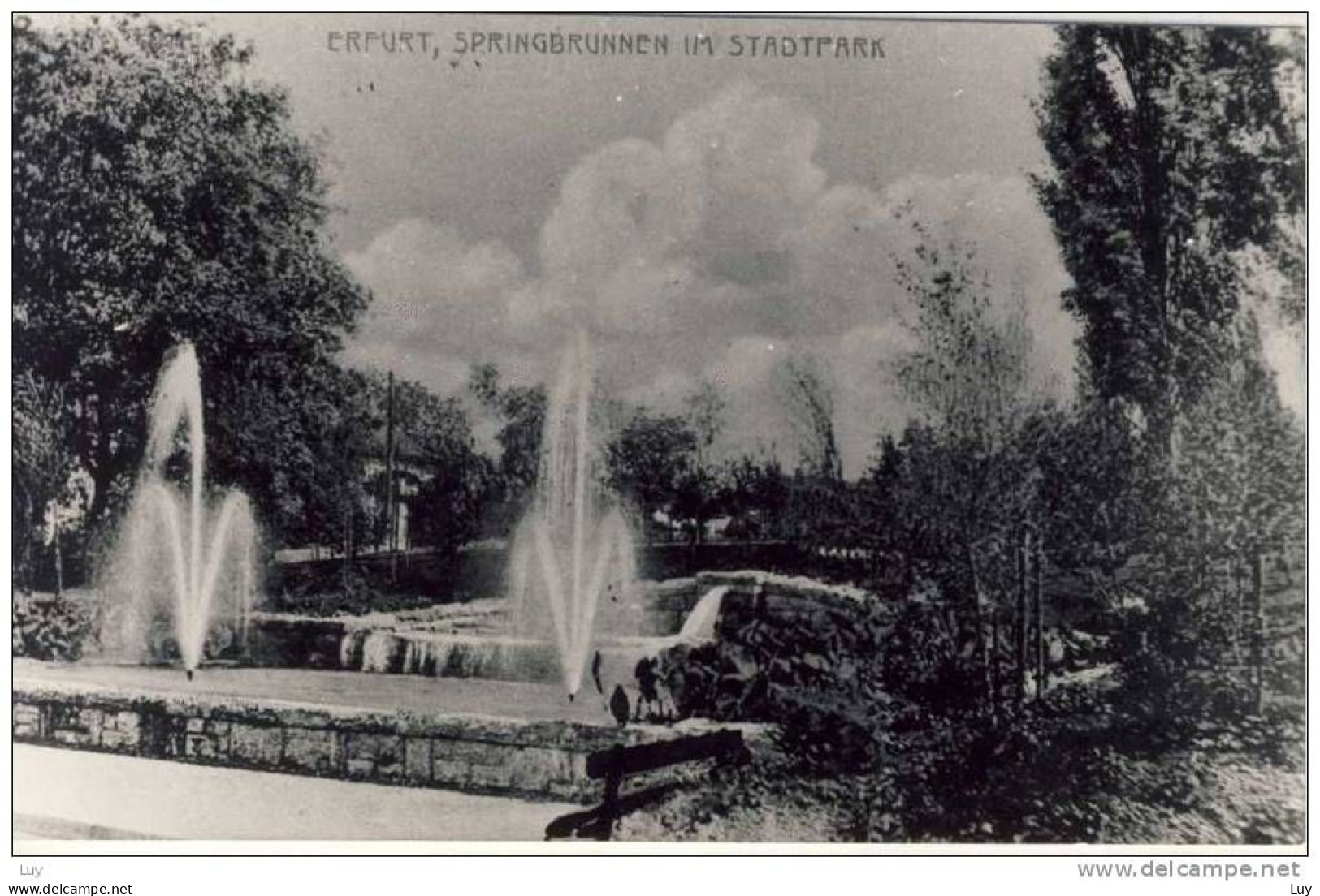 ERFURT - Springbrunnen Im Stadtpark - Erfurt