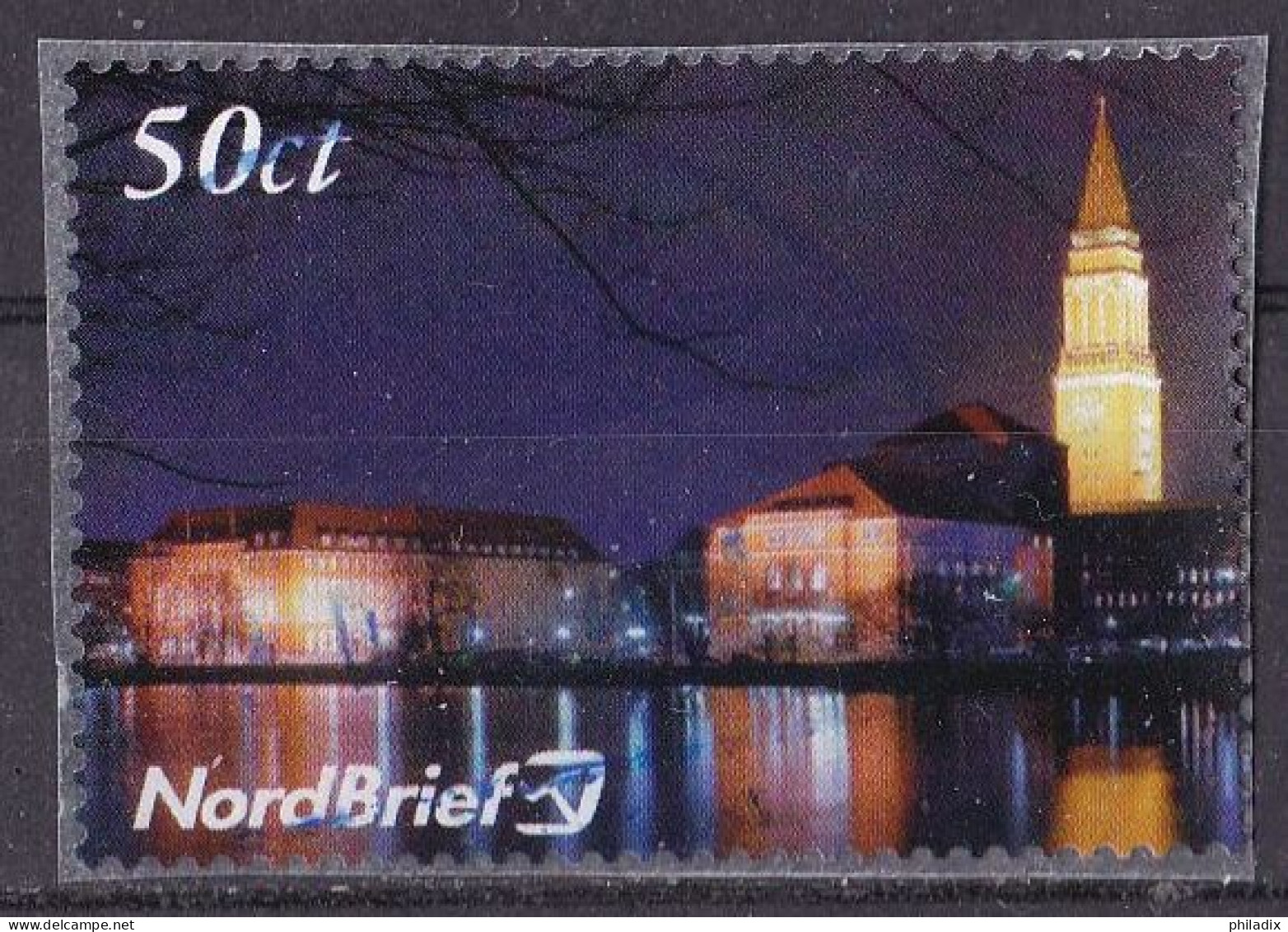 BRD Privatpost Nord Brief (50) Panorama O/used (A4-31) - Private & Local Mails