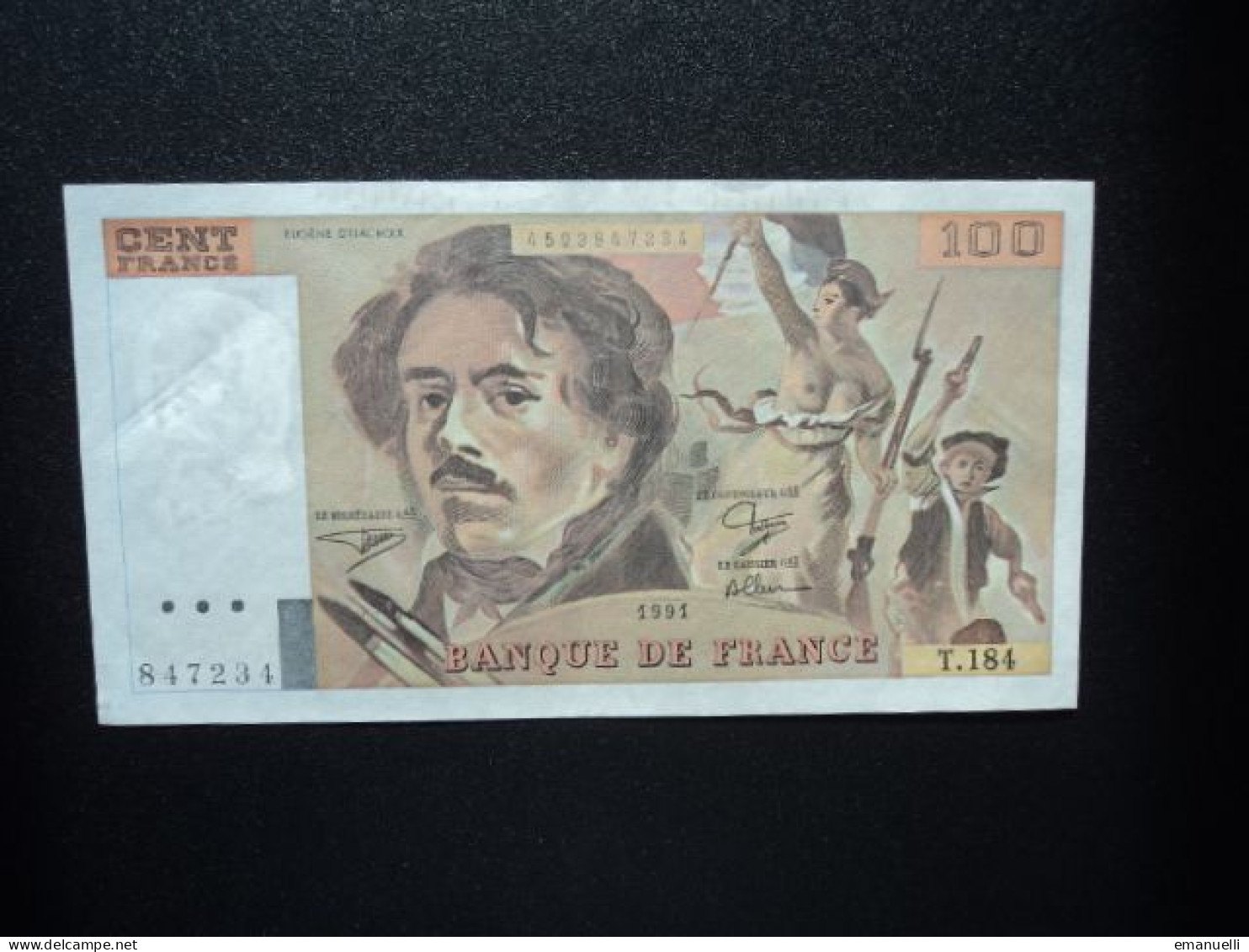 FRANCE (LA FRANCE Qu'on Ne Présente Plus) : 100 FRANCS  1991   FAY 69bis / PIC 154e **   TTB+ * - 100 F 1978-1995 ''Delacroix''