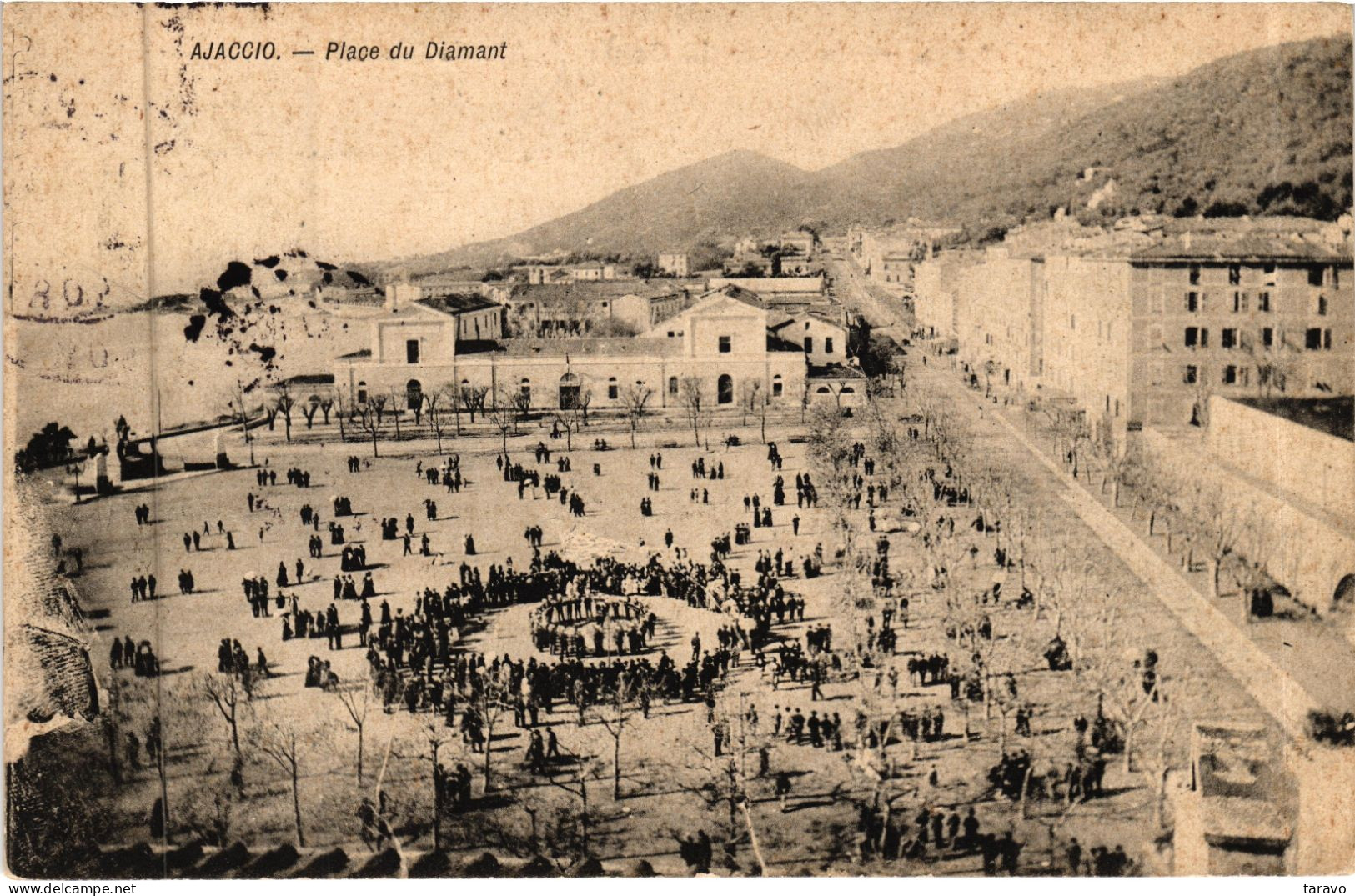 CORSE - AJACCIO - Danseurs Place Du Diamant - L. Cardinali 1907 - Ajaccio