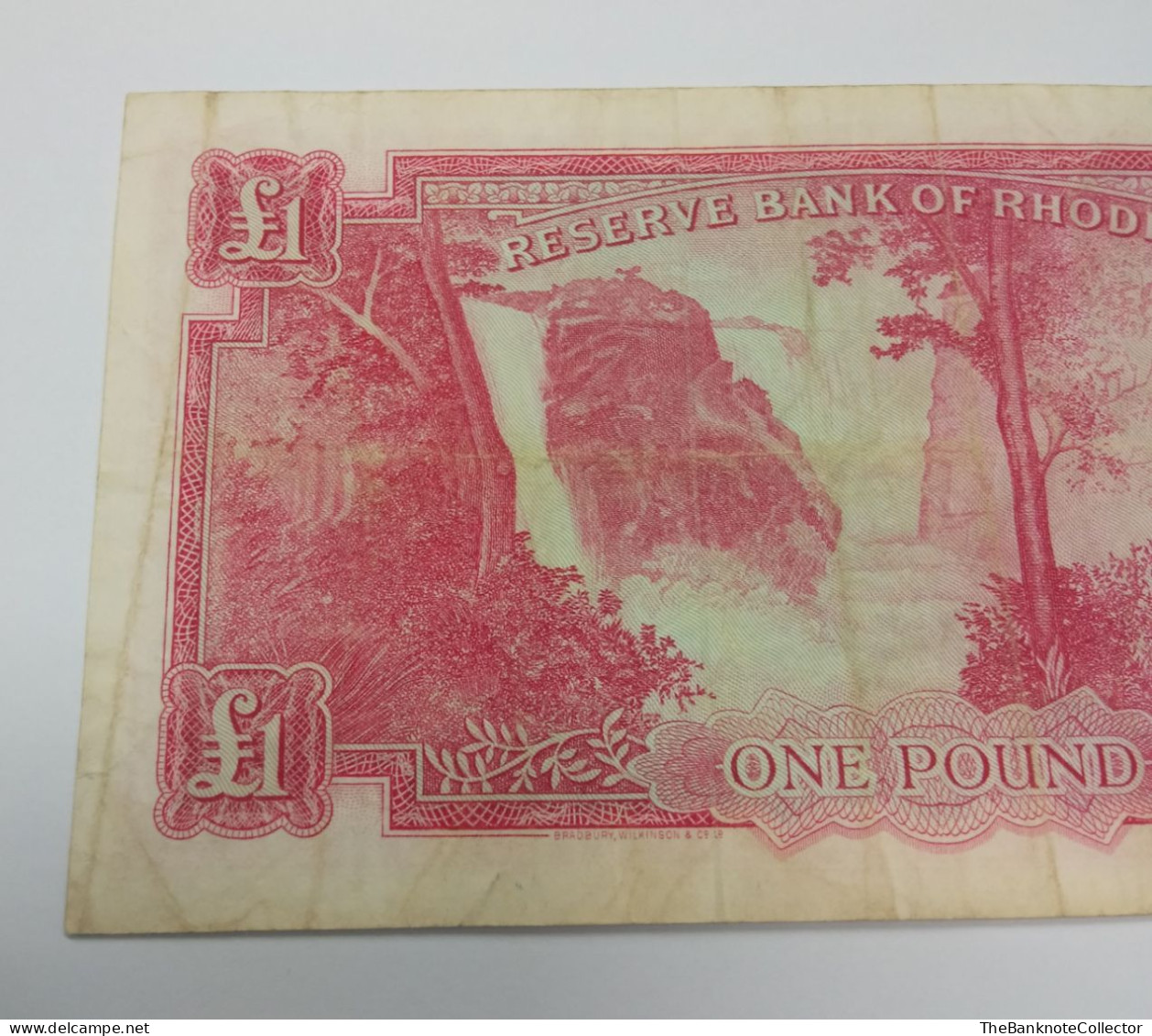 Rhodesia One (1) Pound 1964 QEII P-25 Good Very Fine - Rhodesia