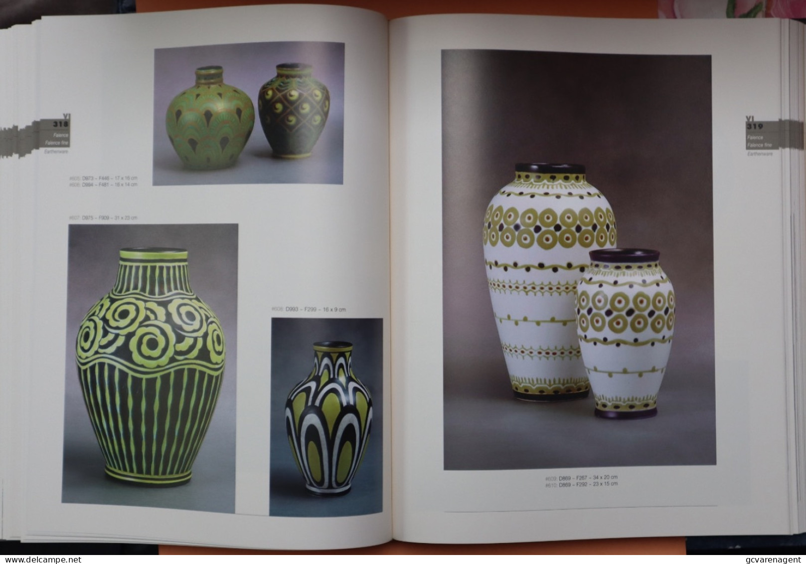 ART DECO CERAMICS - CHARLES CATTEAU  2006 - 744 PAGES - LIVRE TRES BELLE ETAT - 32 X 26 X 5 CM    VOIR IMAGES - Art