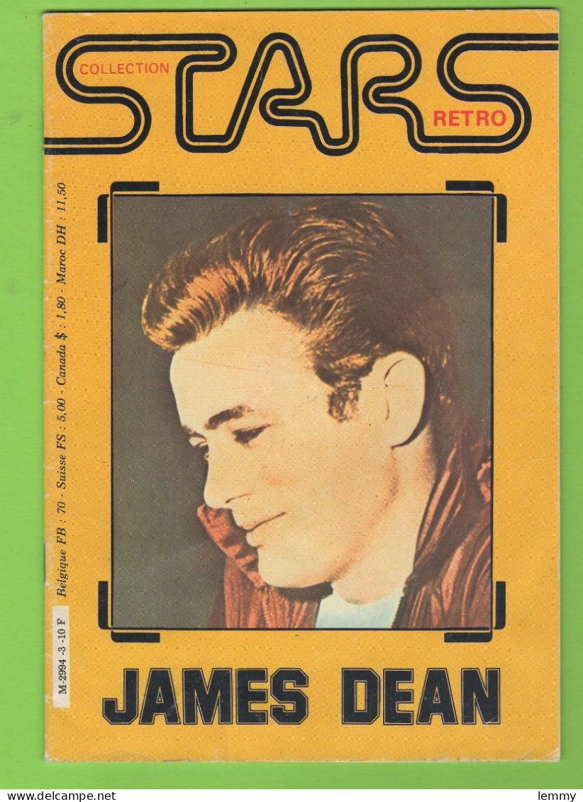 CINEMA - MAGAZINE  "STARS RÉTRO" - JAMES DEAN - 32 PAGES - 22 X15 - Cinéma/Télévision