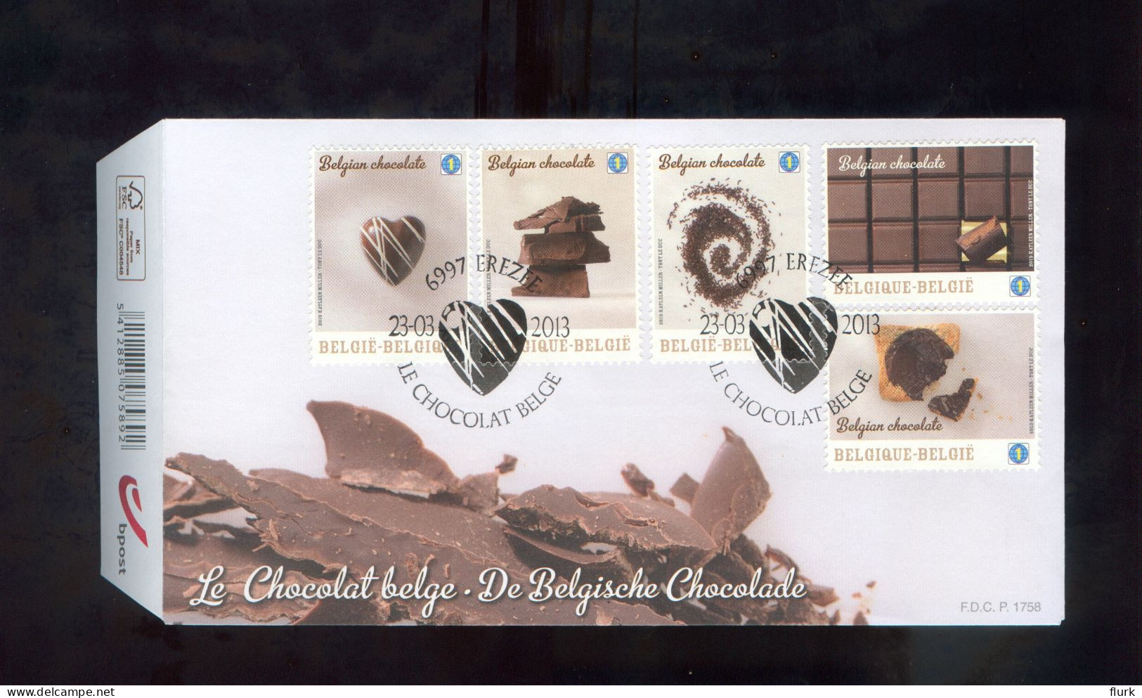 België FDC 4315-4319 Perfect - 2011-2014