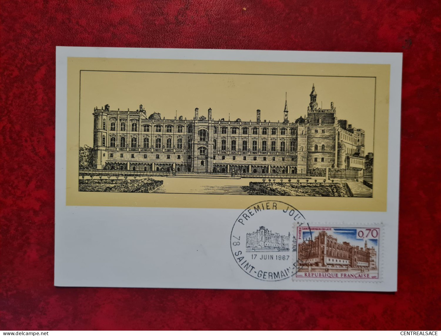 FDC 1967 MAXI  SAINT GERMAIN EN LAYE LE CHATEAU - Ohne Zuordnung