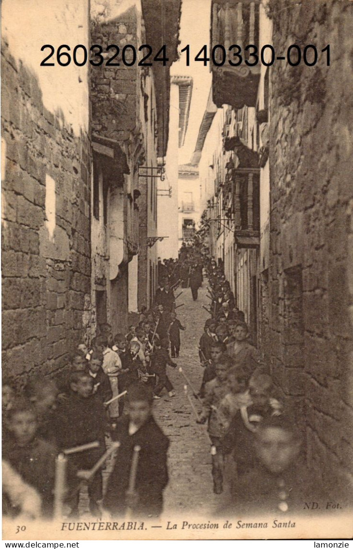 FUENTERRABIA. 2 Cpa. - Procesion De Na Sa  / Procesion Del Viernes Santo. (scans Recto-verso) - Guipúzcoa (San Sebastián)