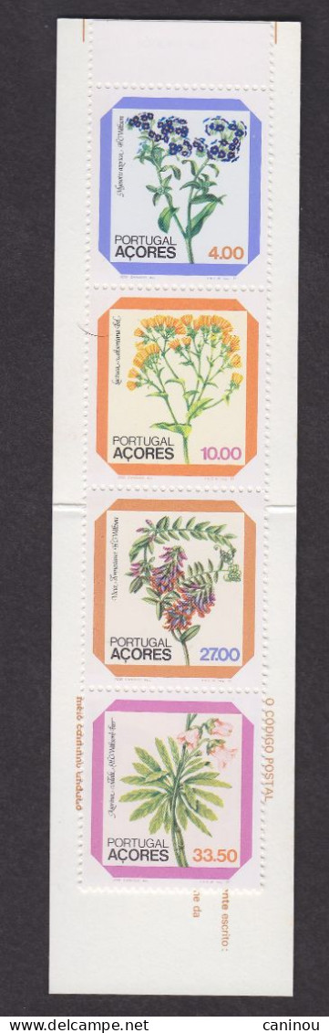 PORTUGAL ACORES CARNET FLEURS  1982 Y & T  C338 NEUF SANS CHARNIERE - Azores