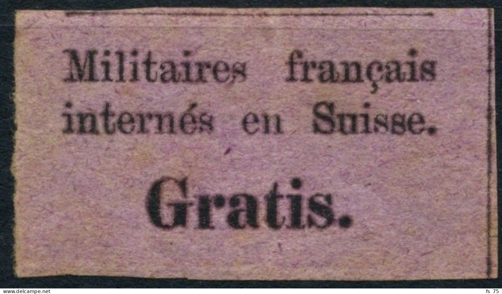 SUISSE - INTERNES  1 - ADHERENCES - AVEC CHARNIERE - Portofreiheit