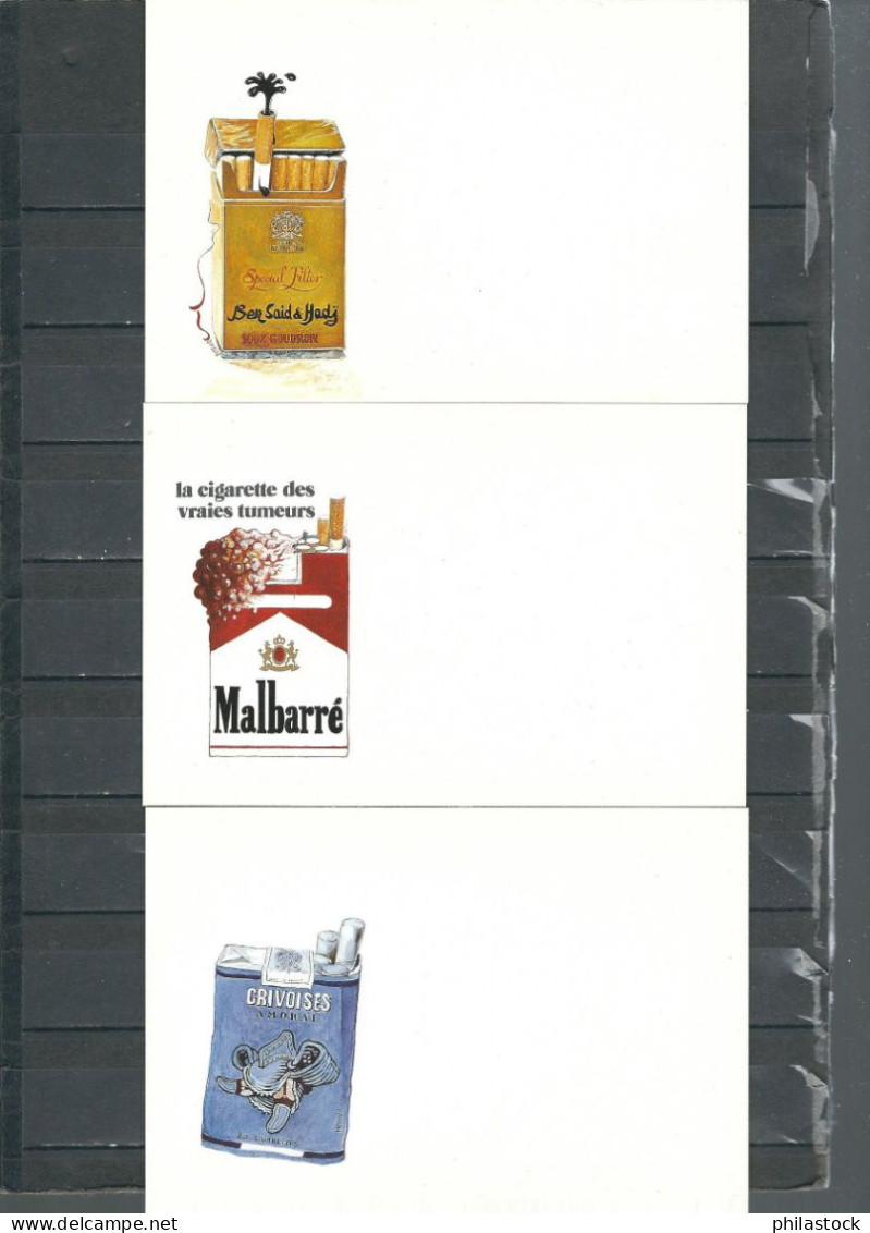 Série De 6 CP Neuves Paquets De Cigarettes Humoristiques - Contemporain (à Partir De 1950)