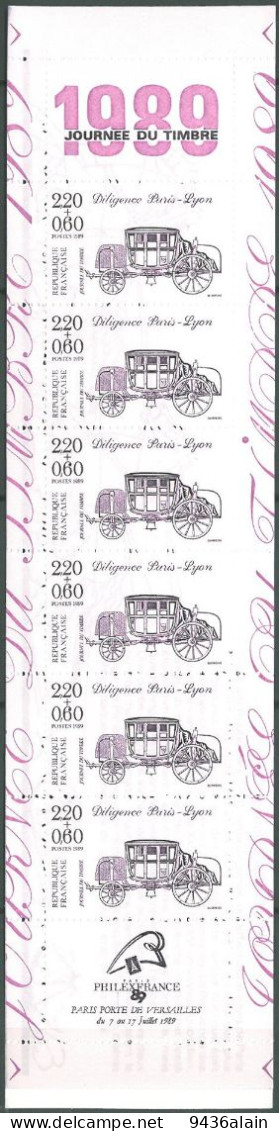 Carnet BC2578a Journéee Du Timbre 1989 Neuf**. - Stamp Day