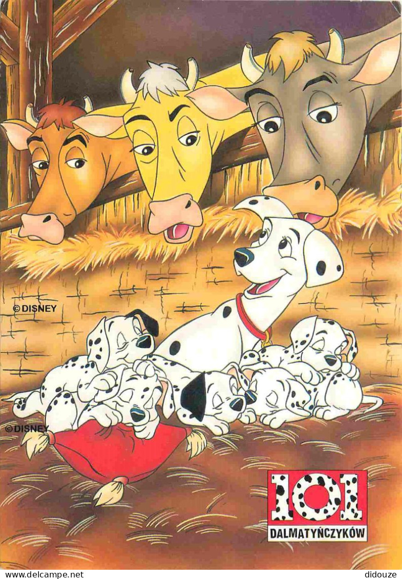 Disney - Les 101 Dalmatiens - 101 Dalmatynczykow - Carte Polonaise - Polska - CPM - Voir Scans Recto-Verso - Other & Unclassified