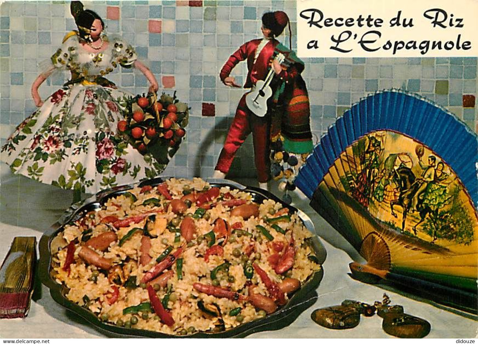 Recettes De Cuisine - Riz à L'Espagnole - Gastronomie - CPM - Voir Scans Recto-Verso - Küchenrezepte