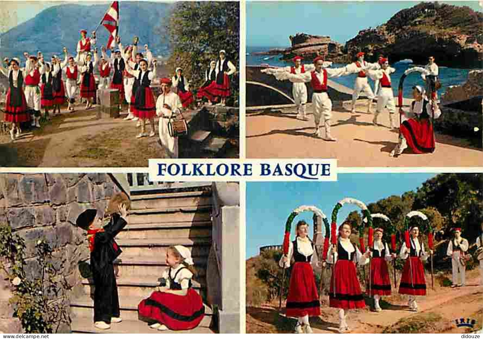 Folklore - Costumes - Pays Basque - Folklore Basque - Multivues - CPM - Voir Scans Recto-Verso - Costumes