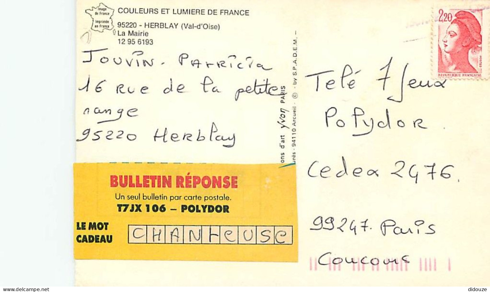 95 - Herblay - La Mairie - Automobiles - CPM - Voir Scans Recto-Verso - Herblay