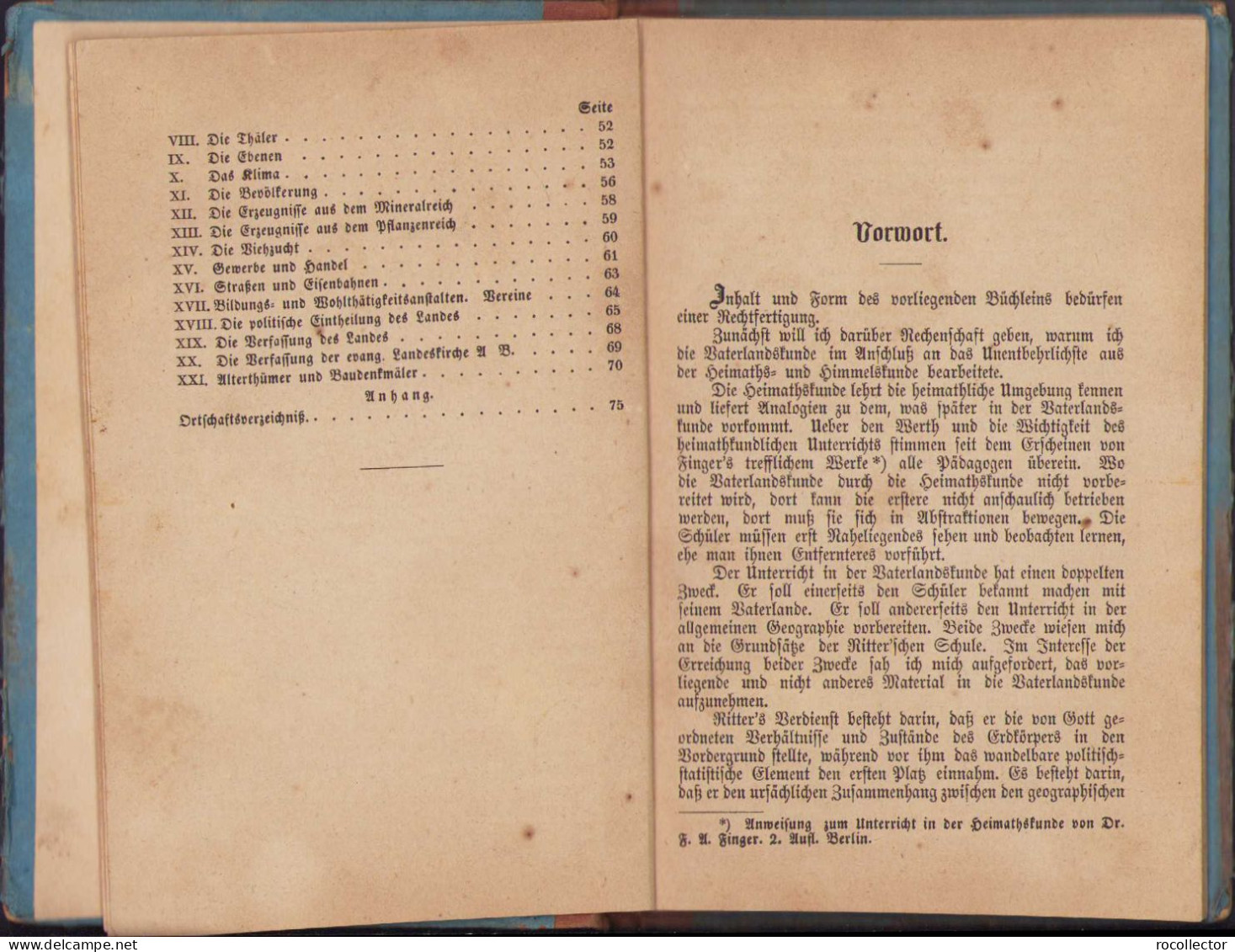 Vaterlandskunde Für Die Siebenbürgisch-Sächsischen Volksschulen, Hermannstadt, 1871 94SP - Old Books