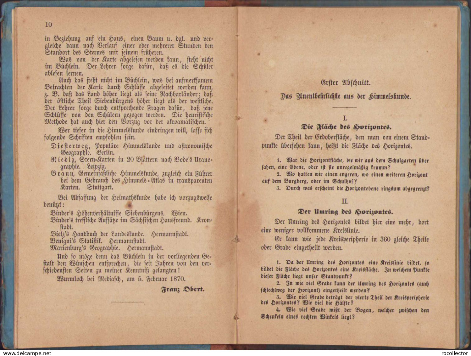 Vaterlandskunde für die Siebenbürgisch-Sächsischen Volksschulen, Hermannstadt, 1871 94SP