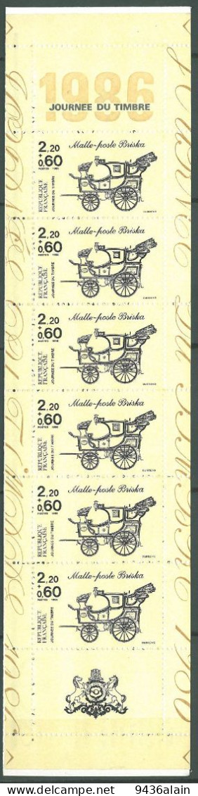 Carnet BC2411A Journéee Du Timbre 1986 Neuf**. - Tag Der Briefmarke