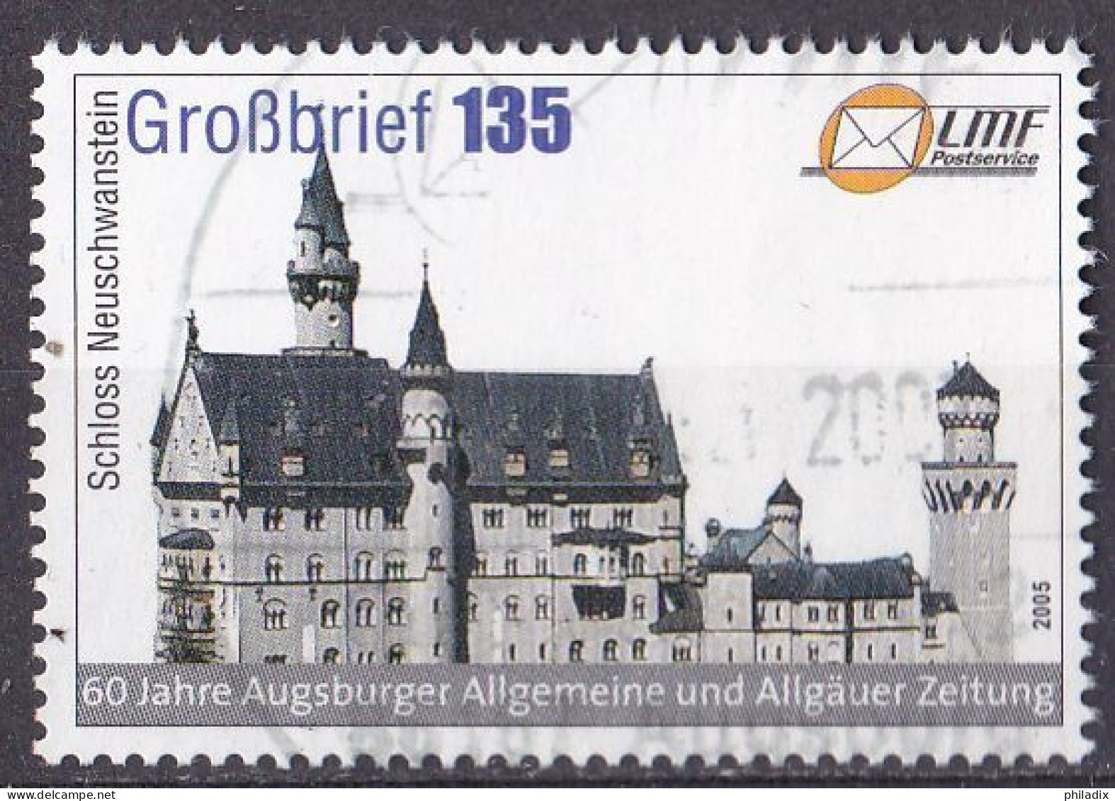 BRD Privatpost LMF (135) Schloss Neuschwanstein (A4-31) - Privées & Locales