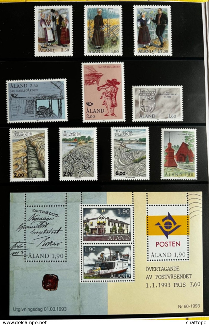 Åland 1993 - Full Year Set - Unmounted Mint - Aland