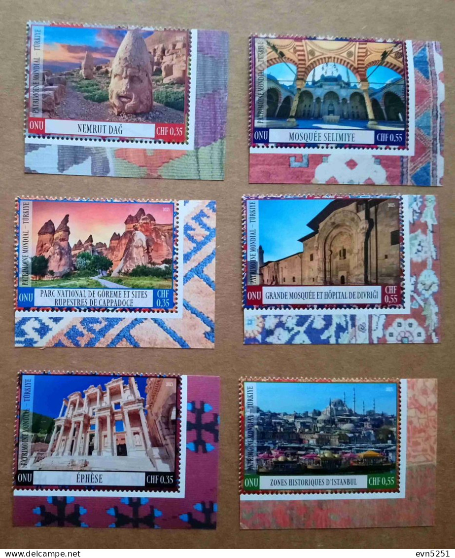 N2-H4 : N-U Genève, Patrimoine Mondial  - Turquie - Unused Stamps