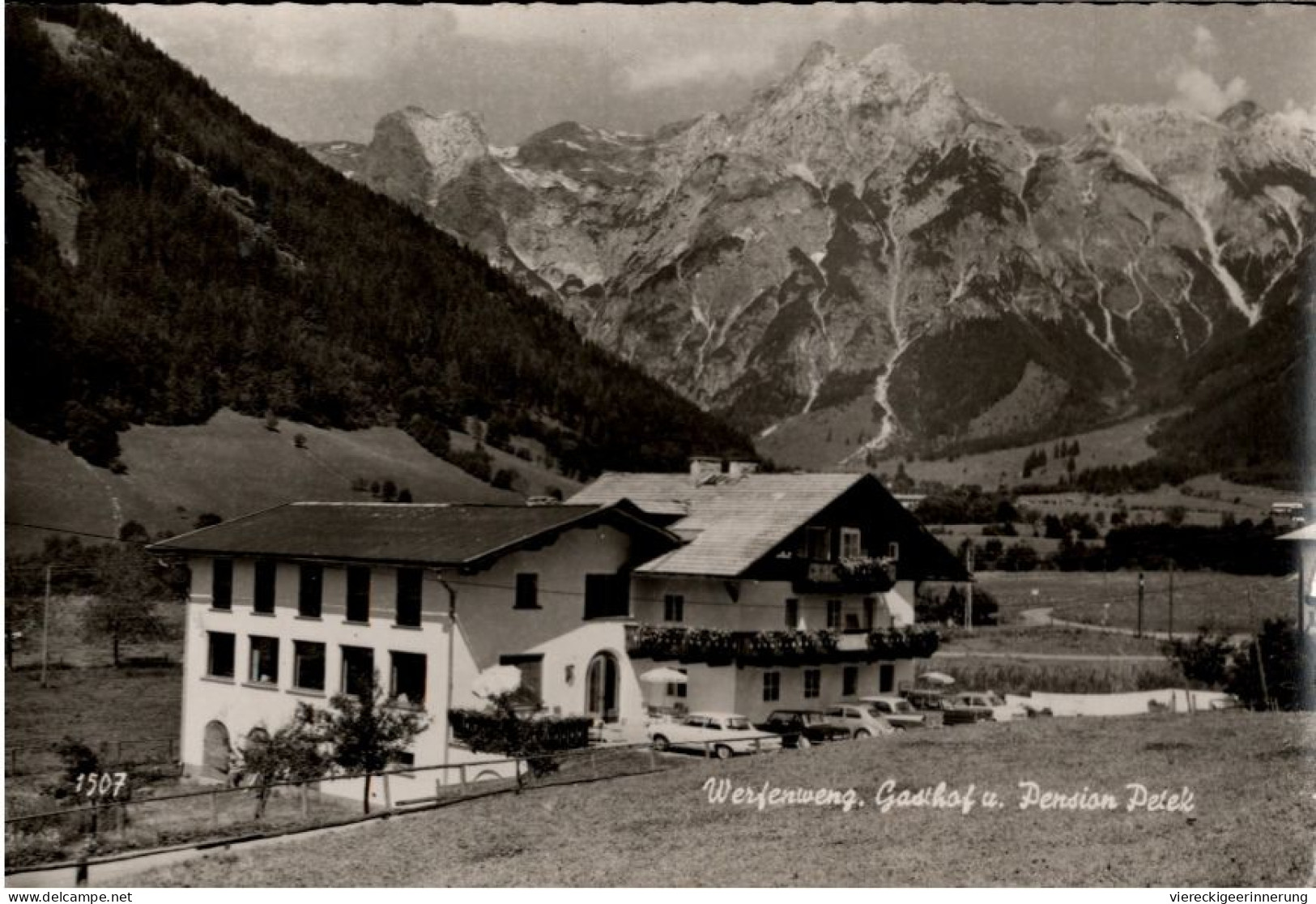 ! Ansichtskarte 1966, Werfenweng Pension Petek, Österreich - Werfen