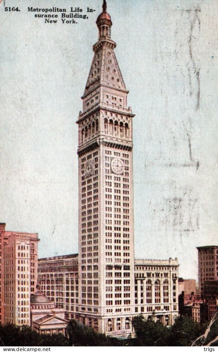 New York - Metropolitan Life Insurance Building - Andere Monumenten & Gebouwen